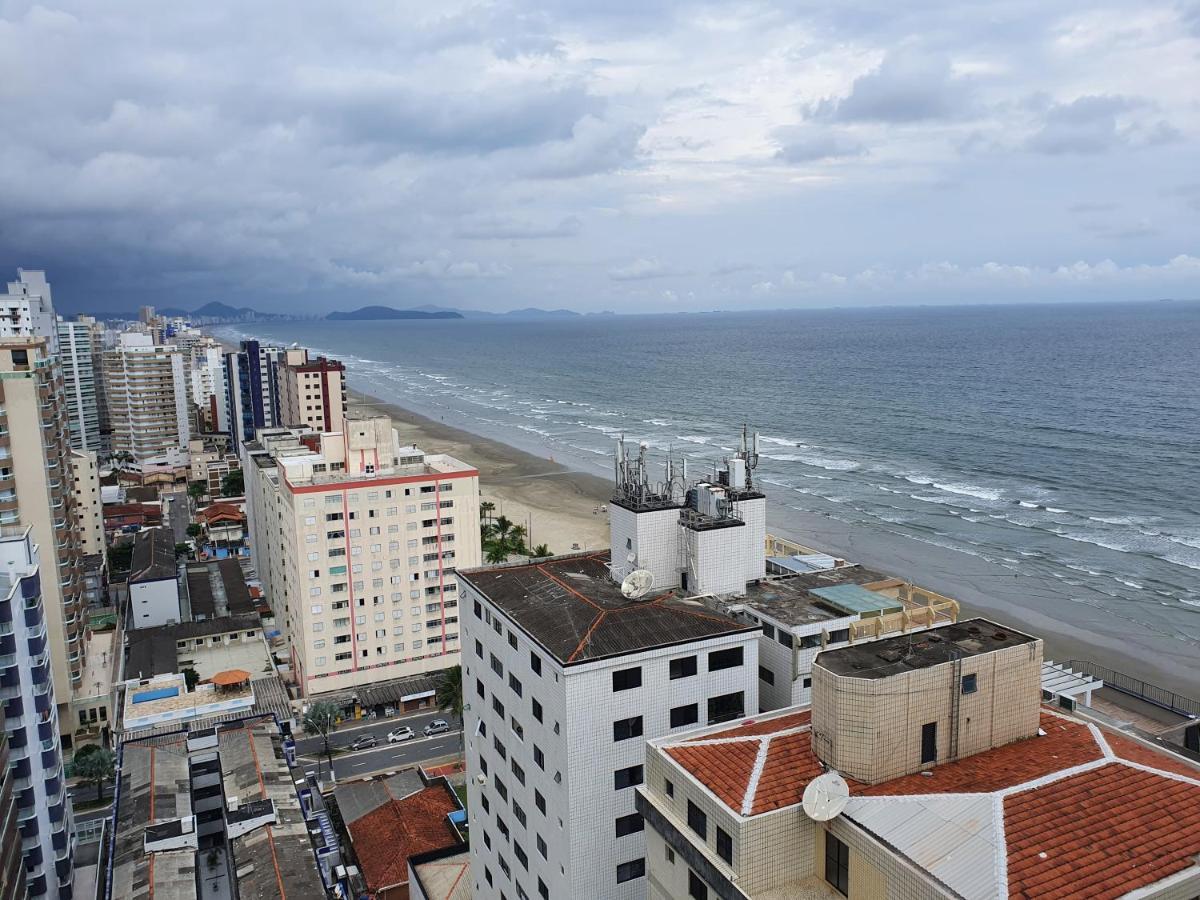 Lindo Apartamento Pe Na Areia Praia Grande  Bagian luar foto