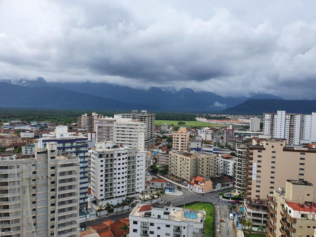 Lindo Apartamento Pe Na Areia Praia Grande  Bagian luar foto