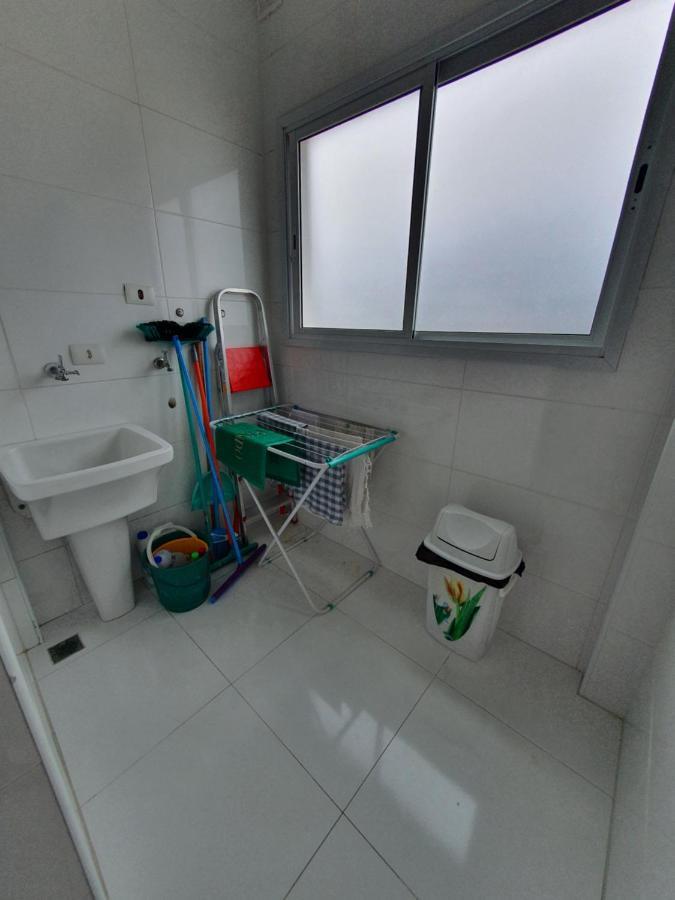 Lindo Apartamento Pe Na Areia Praia Grande  Bagian luar foto
