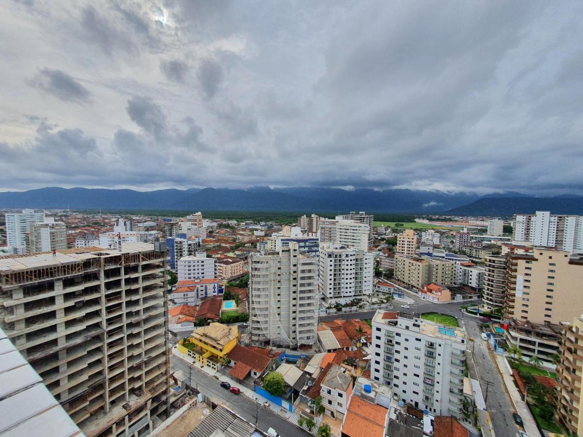 Lindo Apartamento Pe Na Areia Praia Grande  Bagian luar foto