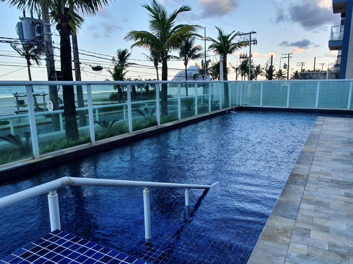 Lindo Apartamento Pe Na Areia Praia Grande  Bagian luar foto