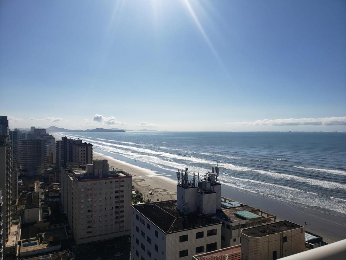 Lindo Apartamento Pe Na Areia Praia Grande  Bagian luar foto