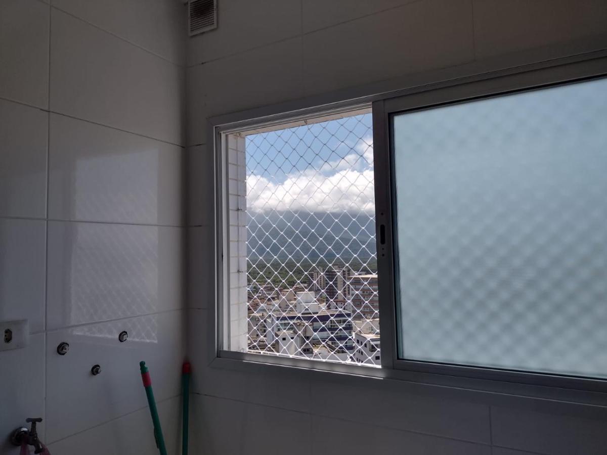 Lindo Apartamento Pe Na Areia Praia Grande  Bagian luar foto