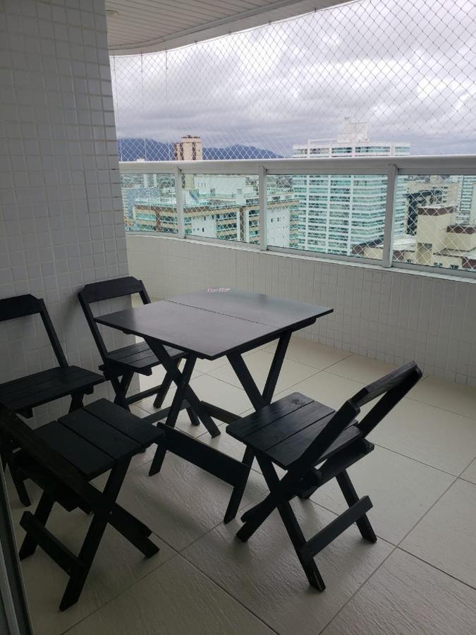 Lindo Apartamento Pe Na Areia Praia Grande  Bagian luar foto